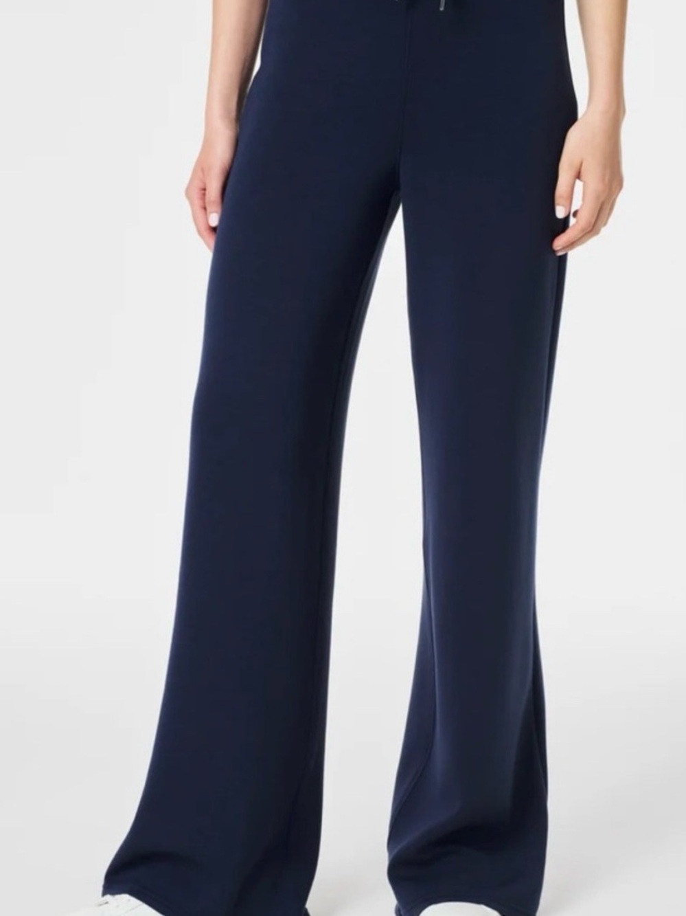 SPANX Navy Wide-Leg Drawstring Lounge Pants - Picture 7 of 7